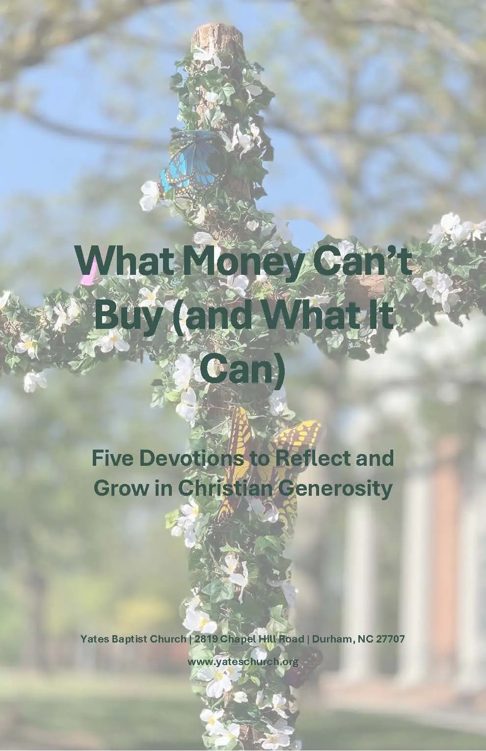 Devotional guide: What Money Can’t Buy